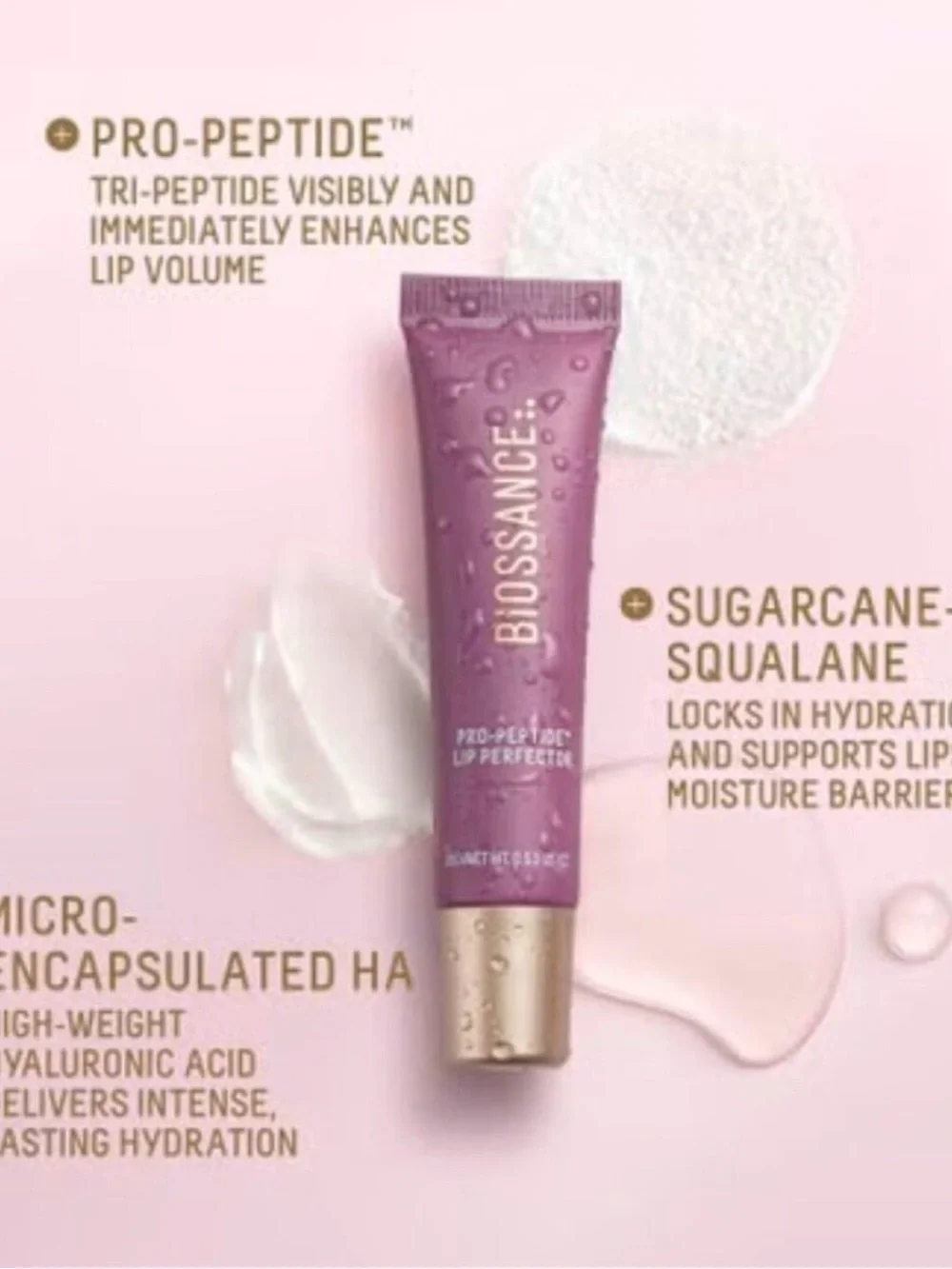 Biossance Pro-Peptide™ Lip Perfector- Cosmic Cocoa, Super Nova